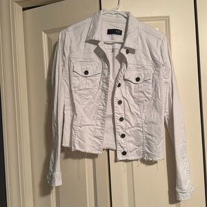 Kut from the Kloth White Jean Jacket